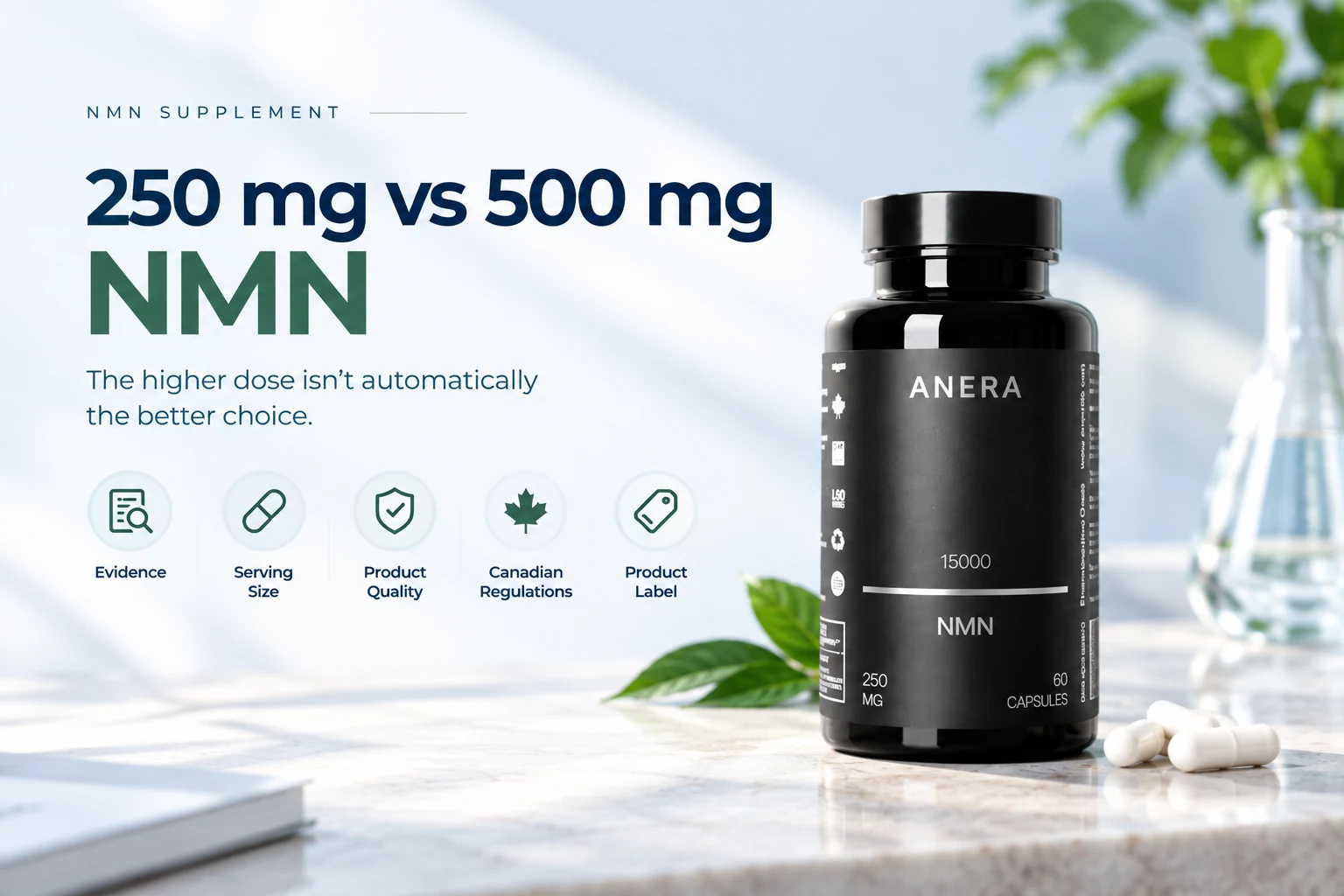 250 mg vs 500 mg NMN
