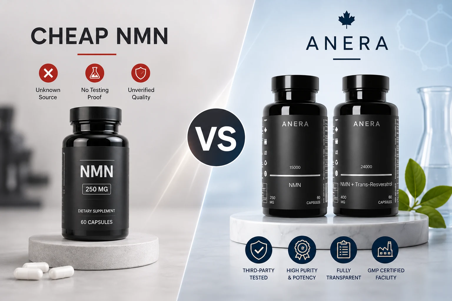 Cheap NMN vs Quality NMN