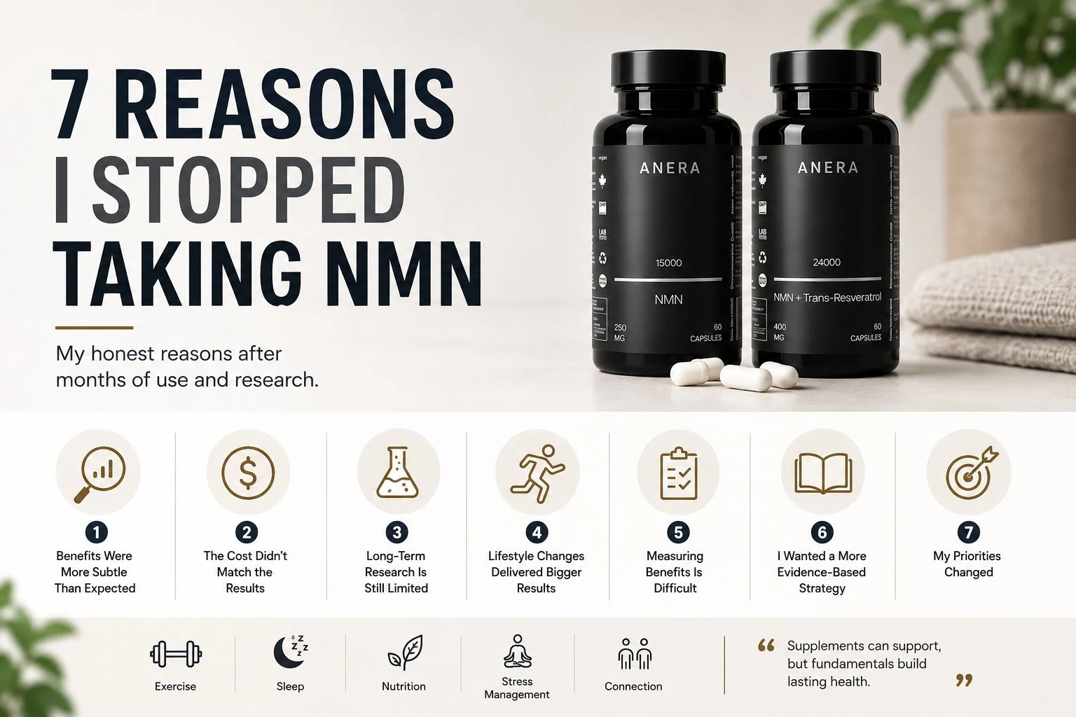7 Reasons I Stopped Taking NMN